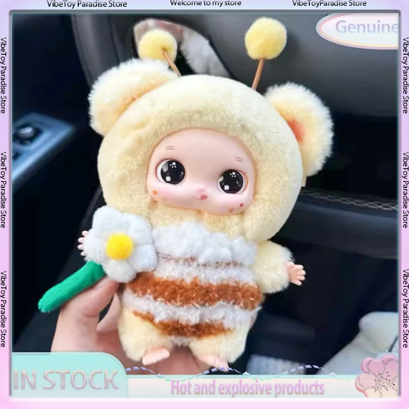 

Новые продукты в наличии Baby Three Nuobao Spring Day Tour Flower Team Series слепая коробка плюшевая виниловая кукла сумка кулон подарок на день рождения