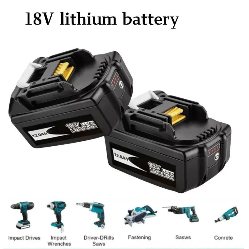 18V 12.0Ah for Makita Original With LED lithium ion replacement LXT BL1850 BL1860B BL1860 Makita rechargeable power tool battery