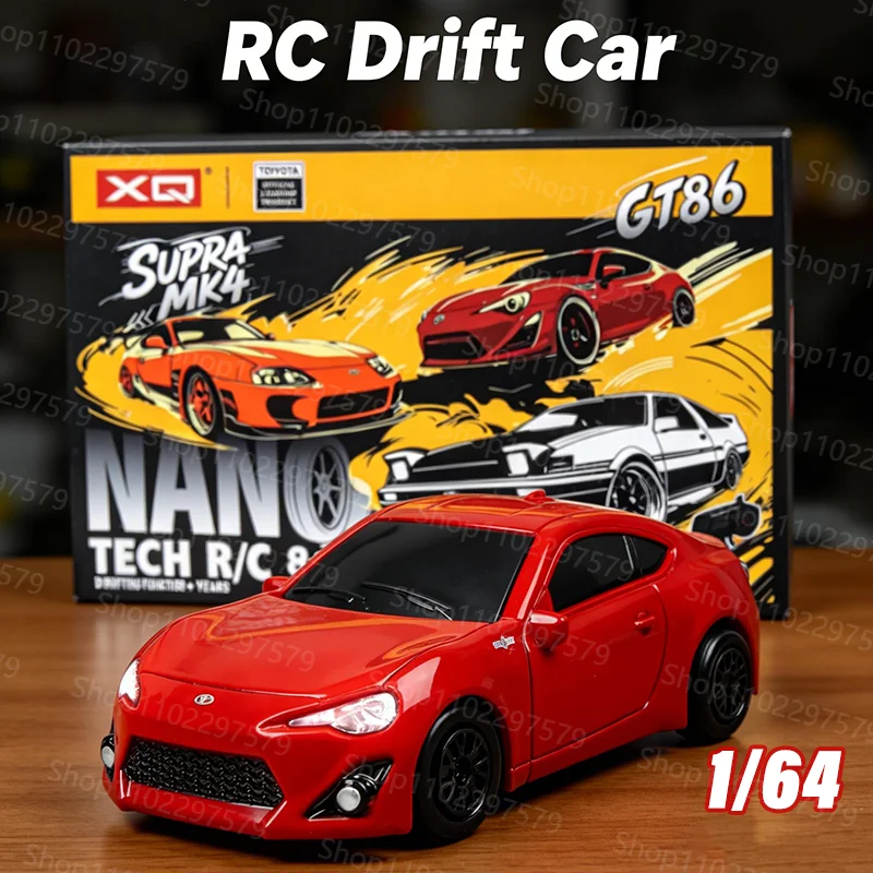 

New RC Car 1/64 Scale Mini Drift 2.4Ghz Gyro Remote Control High-Speed Drift Radio Turbo Racing Desktop Kid Boys Girls Toys Gift