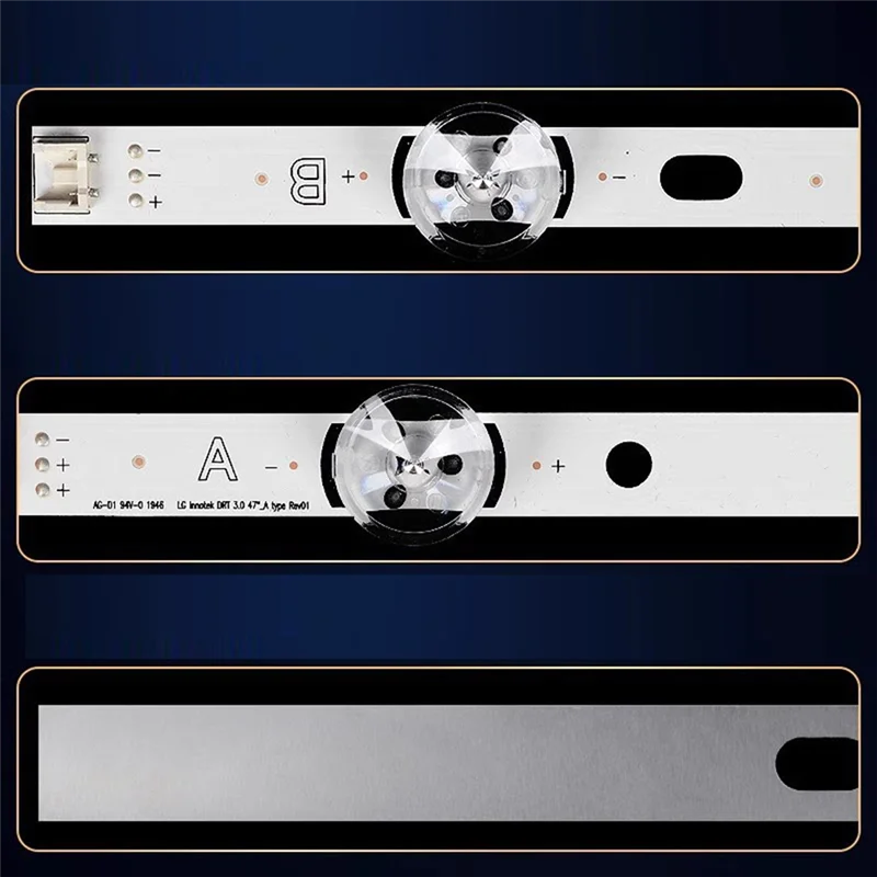 A44Z-8Pcs LED Backlight Strip 9 Lamp For 3.0 47Inch 47GB6500 47LB652V 47LB631V 47LB561V 47LB6300 47Lb650v 47LB5610 47LB565V