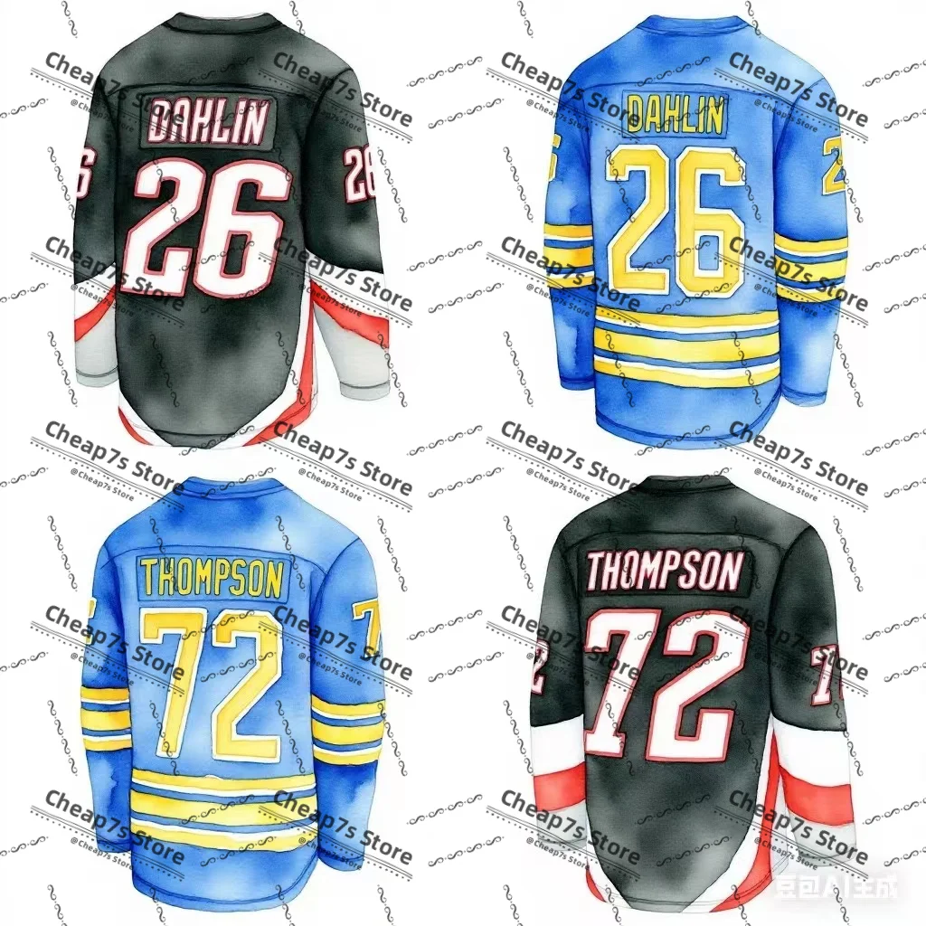 

Hot Selling Embroidery Rasmus Dahlin Tage Thompson Buffalo Ice Hockey Jersey