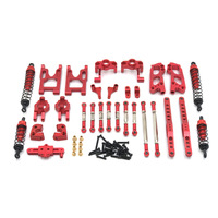 For Wltoys 12427 12428 12423 FY-03 1/12RC car metal upgraded spare parts, steering cup, swing arm, body rod, shock absorber, etc