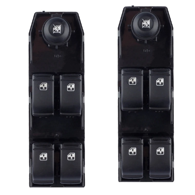 

2X Car Front Door Driver Side Electric Power Window Control Switch Button For Chevrolet Optra Lacetti 2004-2007 96552814