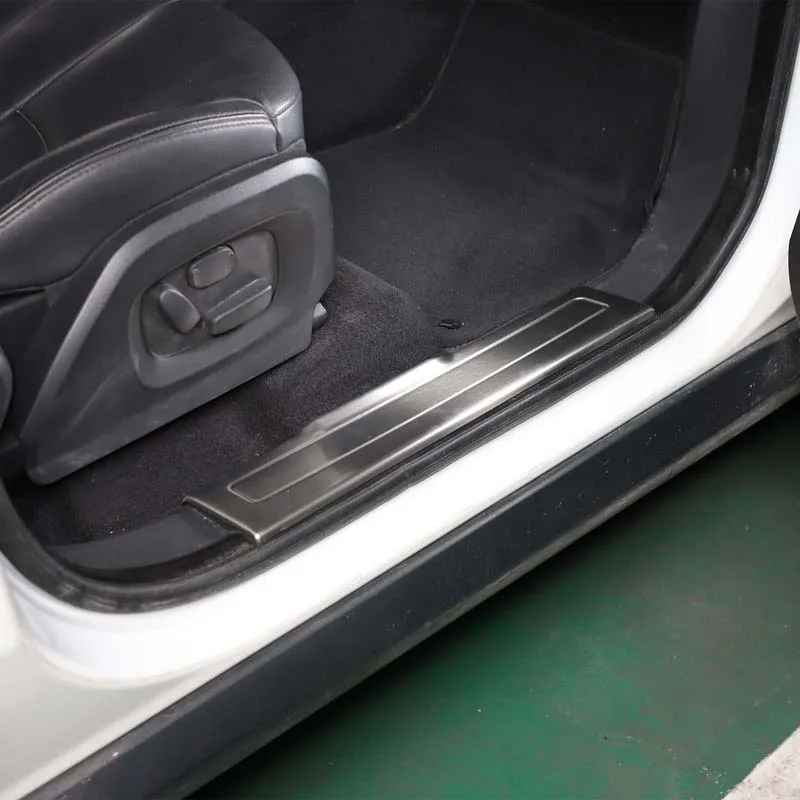 For Land Rover Range Rover Evoque 2012-2018 Stainless Steel Door Sill Scuff Plate Trim Thresholds Guards Sills Car Accessories