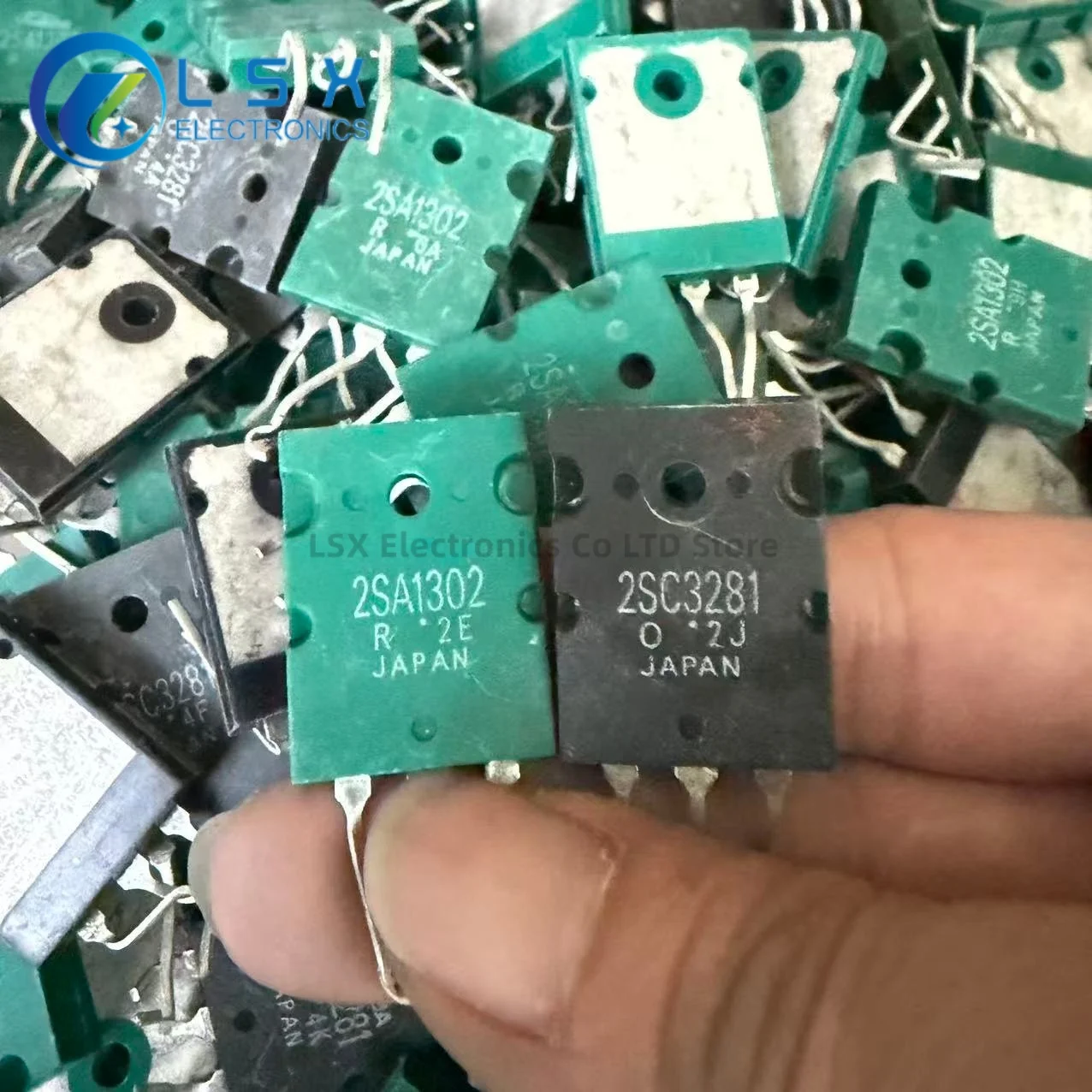 5airs-30airs Original 2SA1302 2SC3281 2SA1301 2SC3280 A1302 C3281 Green and Black Pair Tube Audio Amplifier Pair Tube Pair Tube