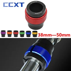 Chave de vedação de óleo para garfo dianteiro de motocicleta cnc 38-50mm, ferramenta de driver de vedação de óleo de alumínio para ktm honda yamaha kawasaki xc sx exc xcf sxf