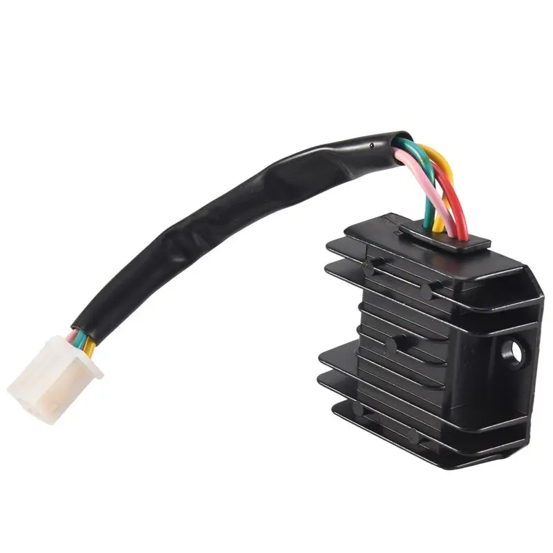 AB98-منظم جهد الدراجة النارية 4 أسلاك 4 دبابيس 12 منظم الجهد المعدل لـ 50-250CC دراجة نارية سكوتر الدراجة ATV #3