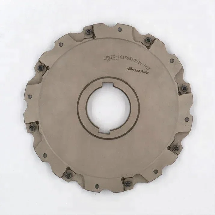 CSMZN-16160W10H40-053 carbide cutters indexable face  side milling cutters, hardness HRC45-50 type ZNHT 018~ 053 insert