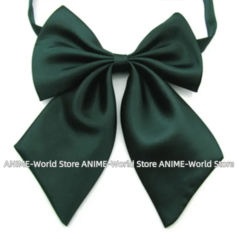 Women Anime Cosplay Costume JK Uniform Cravat Ladies Solid Color Bow Tie