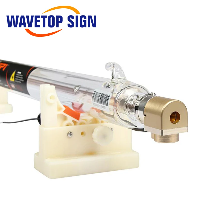 WaveTopSign CO2 Laser Tube 30-50W Dia. 50mm Length 730mm With Red Point for CO2 Laser Cutting and Engraving Machine