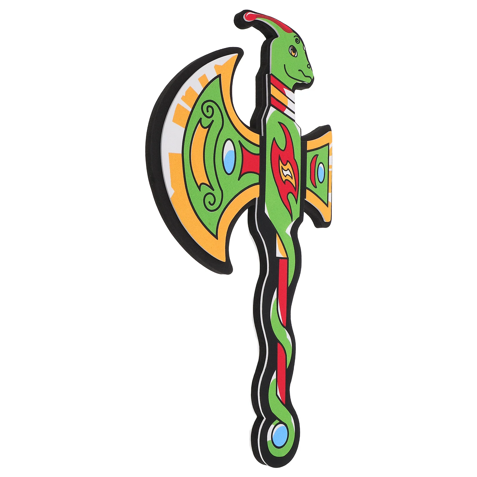

Safe Foam Dinosaur Axe Cartoon Children's Cosplay Prop for Party Performance Halloween Fun Play Axe Prop Halloween