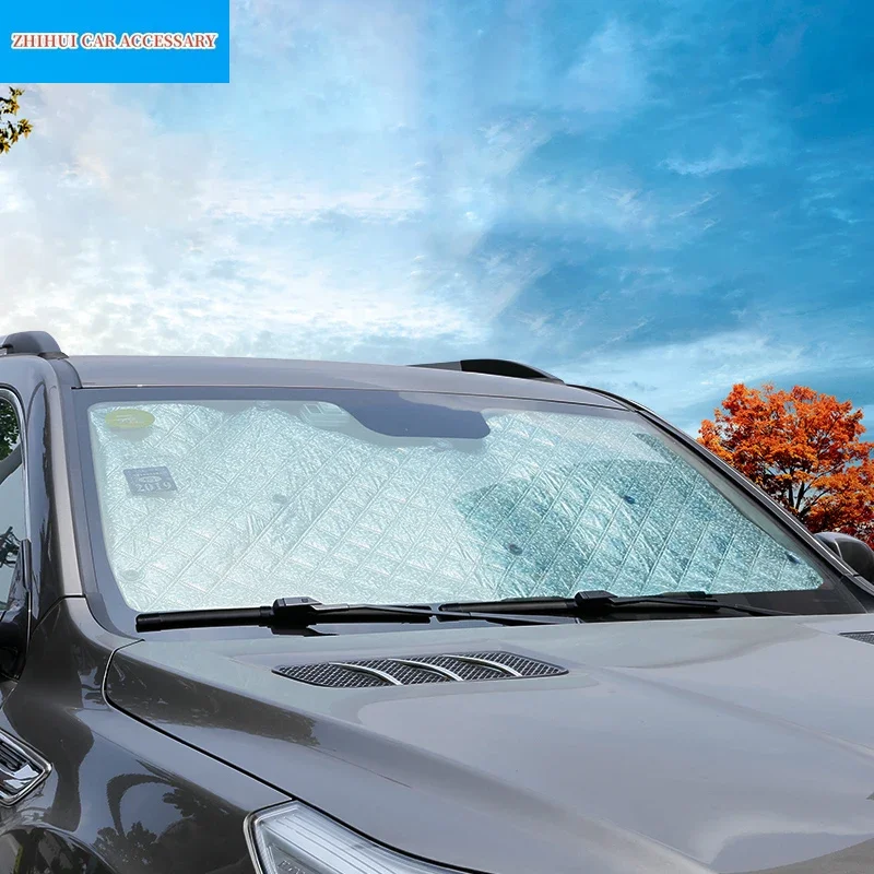 

Автомобильный светоотражающий козырек от солнца на переднее окно, козырек, защитная крышка, солнцезащитный козырек, солнцезащитная занавеска для Haval H9 2015-2022, аксессуары