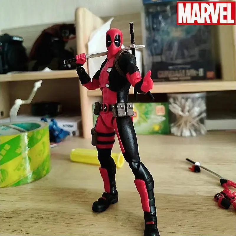 

Горячие игрушки BJD, 16 см, X-men, Дэдпул, Marvel, экшн, фигурка с подвижными соединениями, модная Кукла супергероя Диснея, игрушки Deadpool для подарков на день рождения