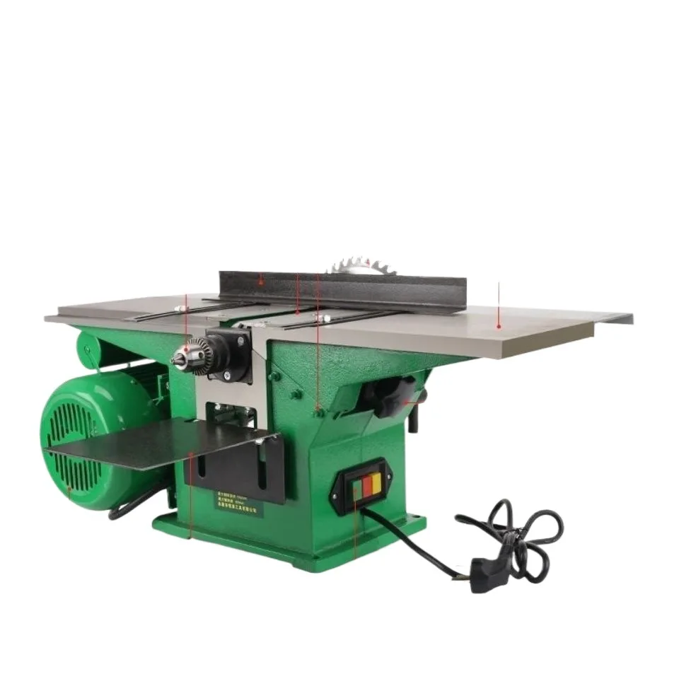 Household manual multi-functional woodworking three-in-one planer bracket woodworking machine