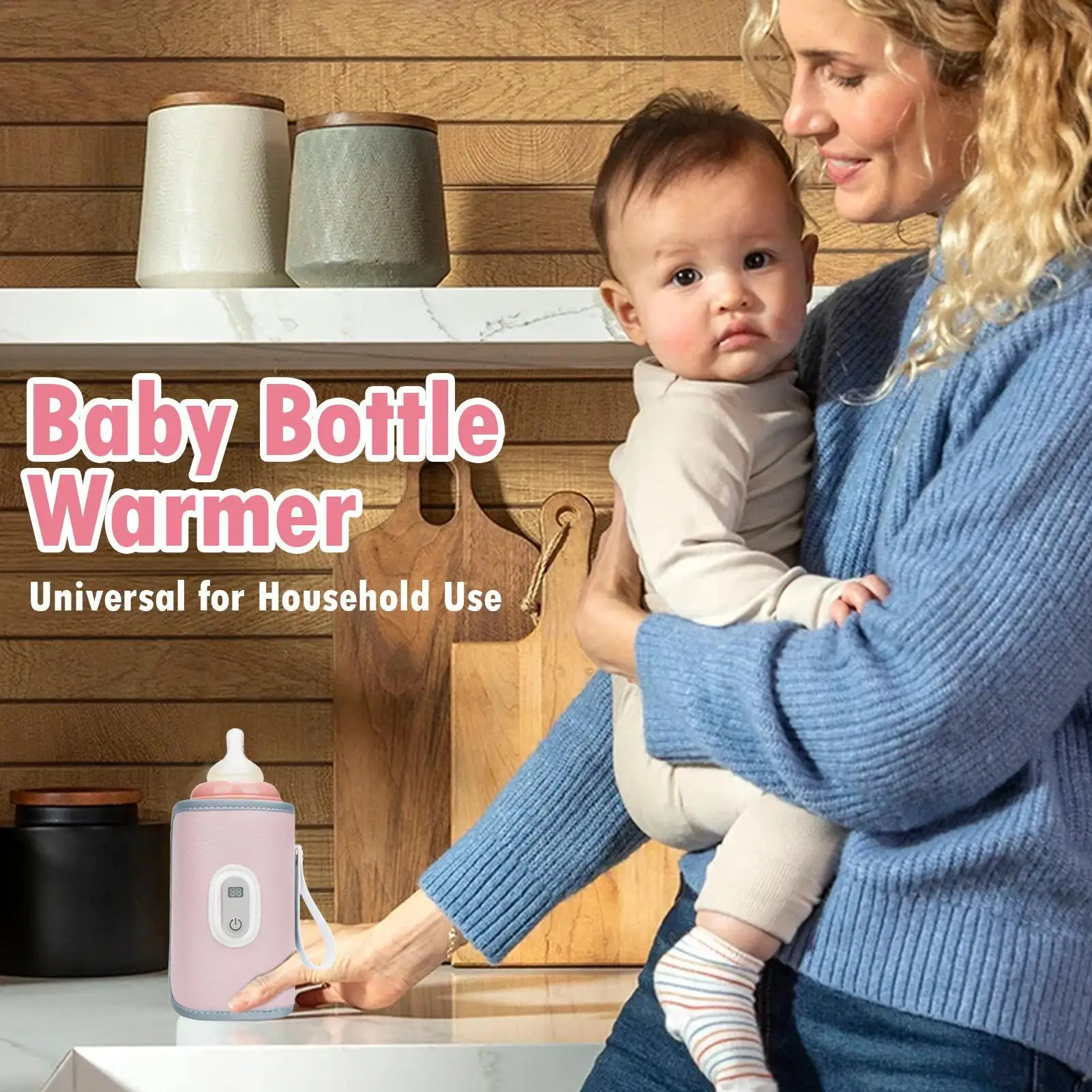 جهاز تسخين حليب الطفل درجة حرارة ثابتة الاحترار كم شاشة ديجيتال جهاز تسخين حليب الأم للطفل صبي فتاة الوالدين المنزل الحضانة #4