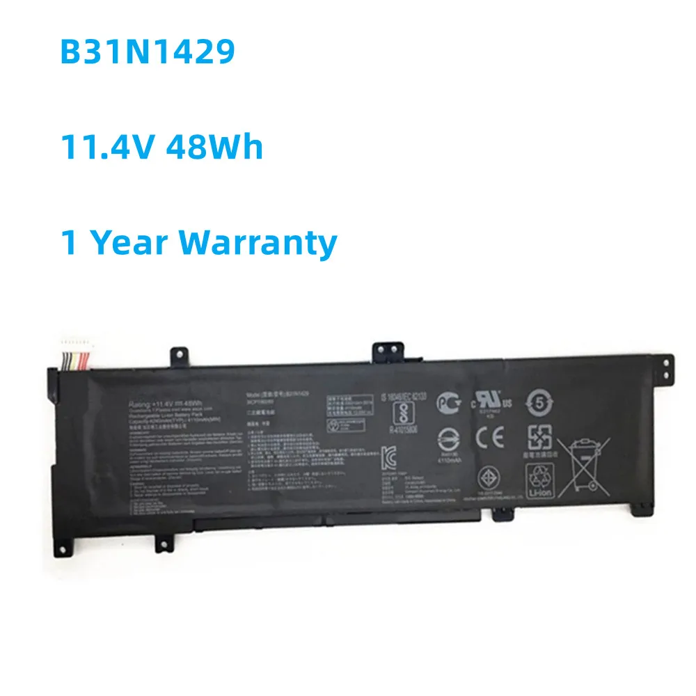 New B31N1429 Laptop Battery For ASUS A501L A501LX A501L A501LB5200 K501U K501UX K501UB K501UW K501LB K501LX K501L 11.4V 48Wh