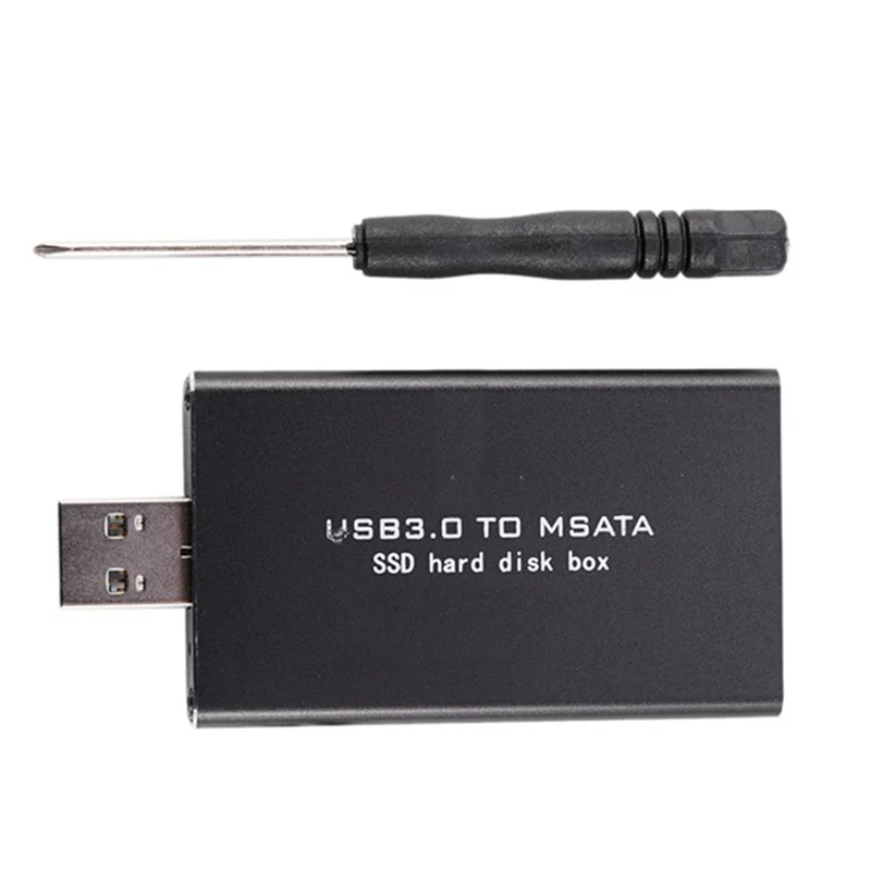 MSATA إلى USB USB 3.0 إلى MSATA SSD الضميمة USB3.0 إلى MSATA حافظة القرص الصلب محول M2 SSD صندوق HDD خارجي حافظة HDD