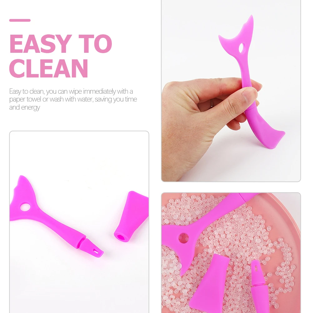 3Pcs Silicone Eyelash Baffle Mascara Shield Eyeliner Guard Tool Curved Lash Separator Easy Eye Makeup Applicator