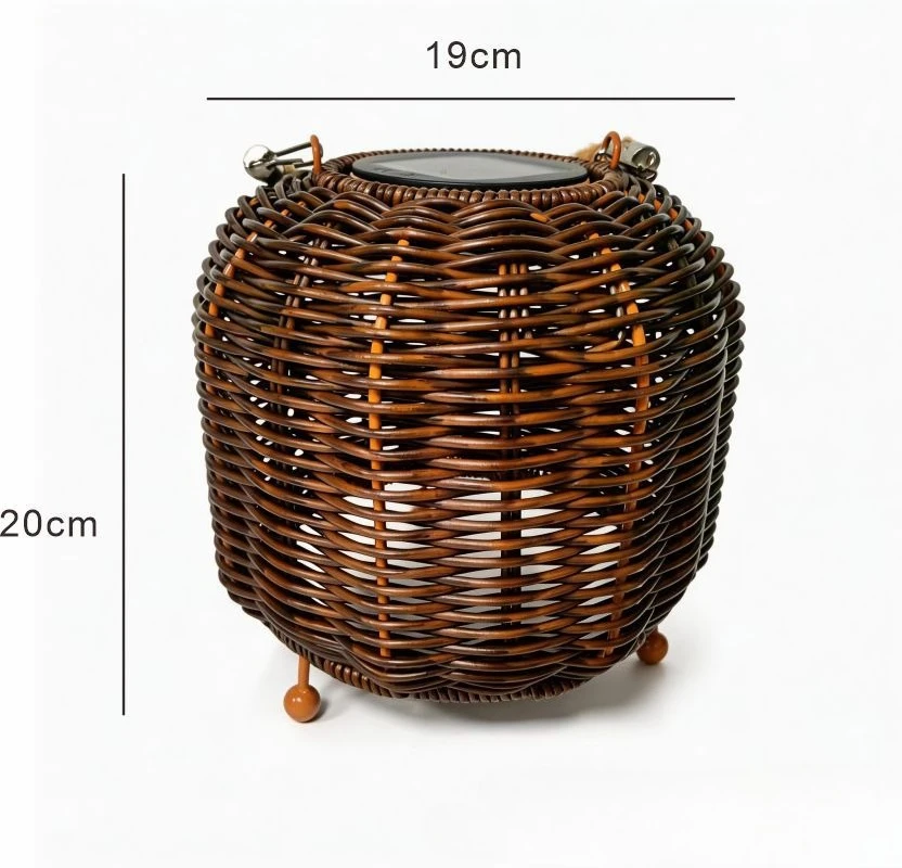 Solar night light chandelier outdoor ambient light, geometric three-dimensional, monochrome warm light