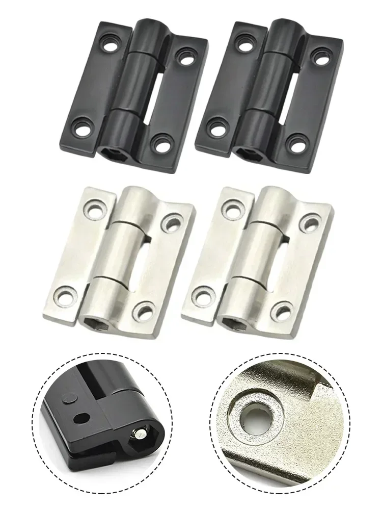 2pcs Adjustable Torque Damping Hinge Free Stop Positioning Stop Flat Hinge 360° Rotation Zinc Alloy Hinges For Furniture Cabinet