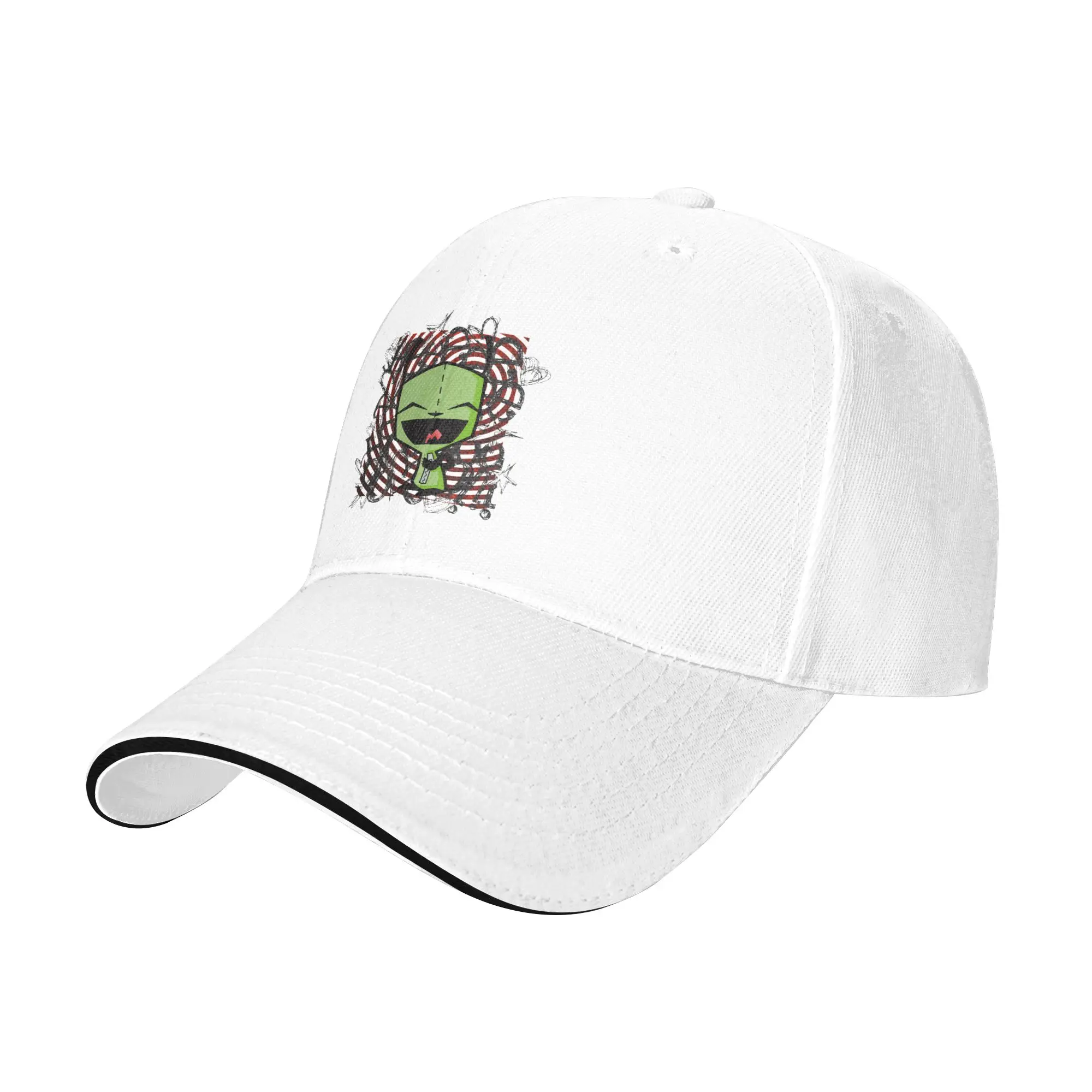 Invader Zim Happy Gir Baseball Cap Popular  Sandwich Hat for Men Women Adjustable Caps Hat Sport