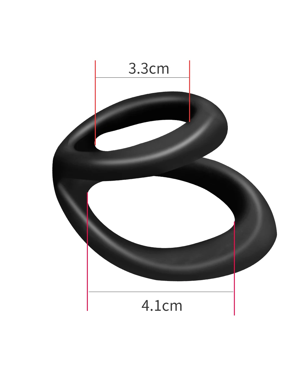 Silicone Semen Lock Ring Male Penis Ring Reusable Delay Ejaculation Lasting Scrotum Lock Ring Sex Toys for Men Adult Products