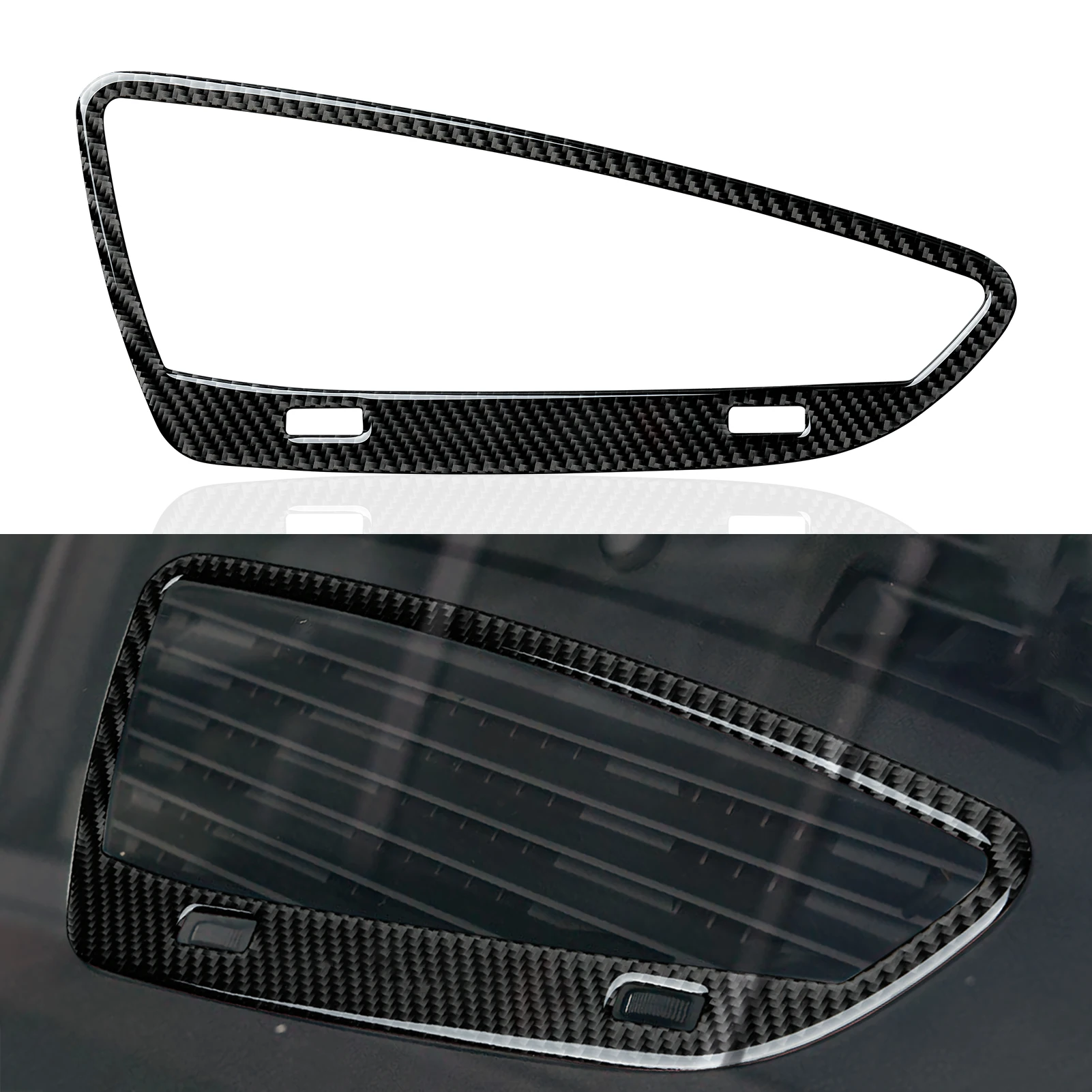 

For Alfa Romeo 159 939 Brera Spider 2004 -2011Accessories Car Dashboard Air Vent AC Sticker Cover Carbon Fiber Decal Trim RHD