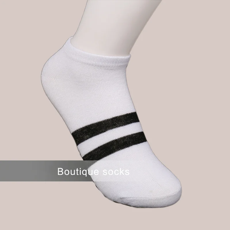 5/10 Pairs High Quality Men's Socks Summer Polyester Cotton Men's Socks Short Socks Striped Cotton Socks Gift Fashion Boat Socks