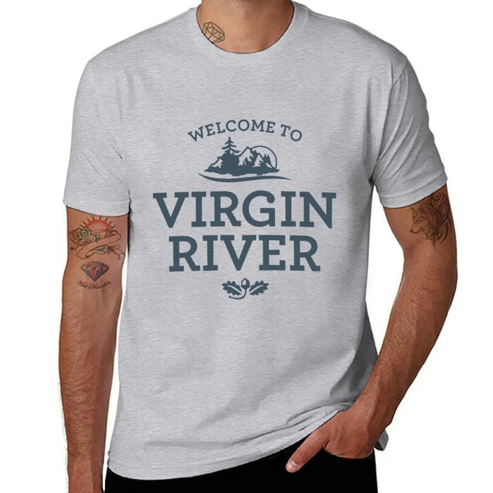 Welcome To Virgin River T-shirt sweat animal prinfor boys t shirts for men