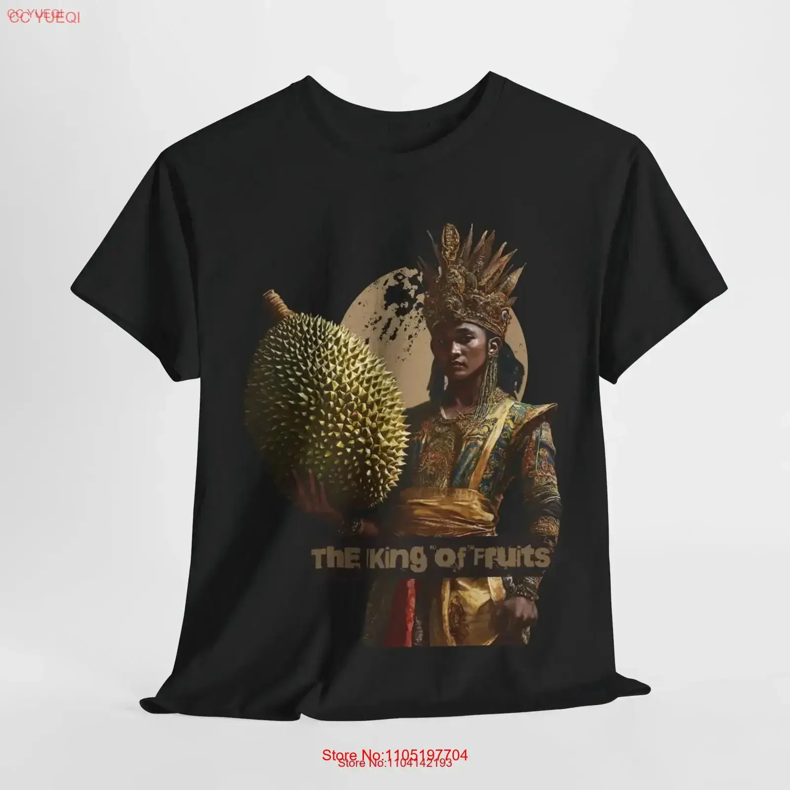 

Durian King of Fruit T Shirt Islander Style Perfect for Lovers Adventurers vintage Washed Slightly Soft homme Breathable