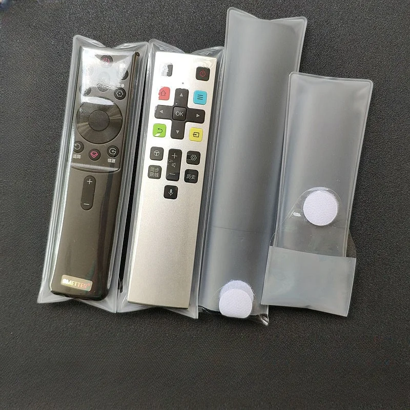 Transparent Universal Remote Control Cover Case for TV Air Conditioner Remote Dustproof Protective Bag Sleeve Remote Protector