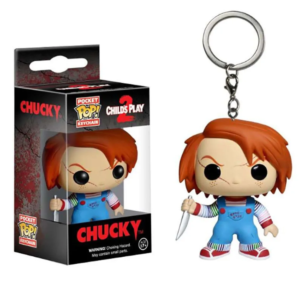 FUNKO Pocket Child's Play Keychain Classic Christmas Collection Toys Model Dolls CHUCKY Backpack Pendant Funny Popular Keychain