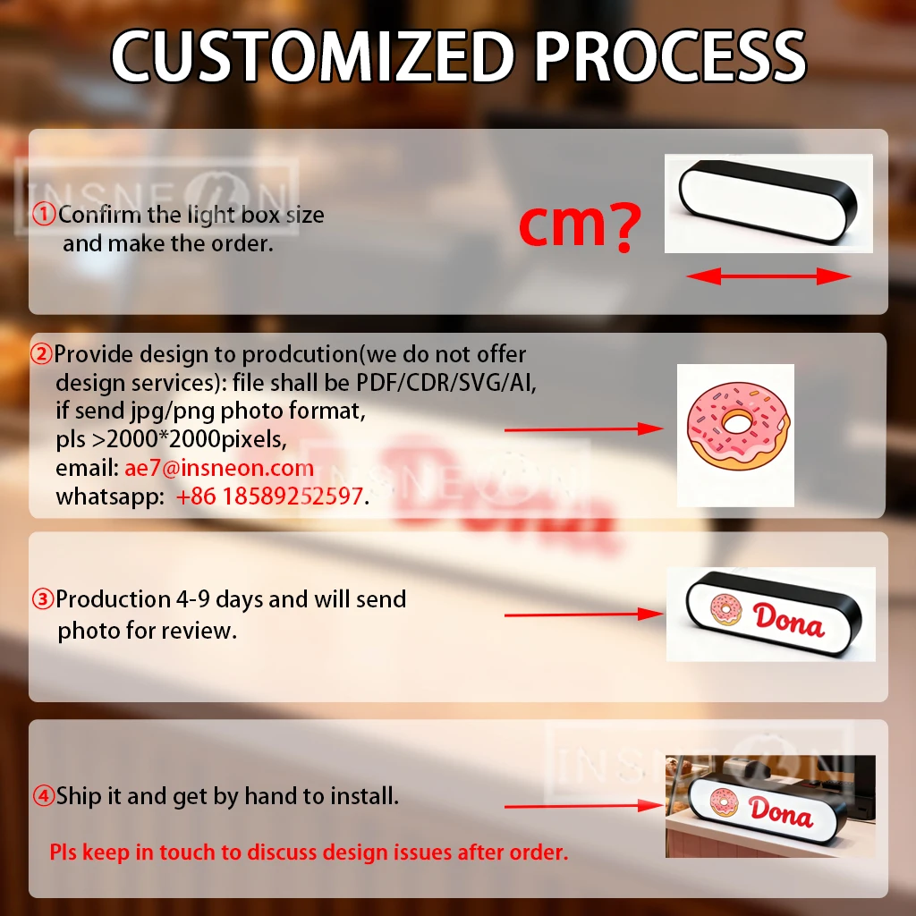 Signage Business Custom Neon Sign Acrylic Signs Light Led Letters Outdoor Metal Logo Wall Bright Advertising Box Personal Design