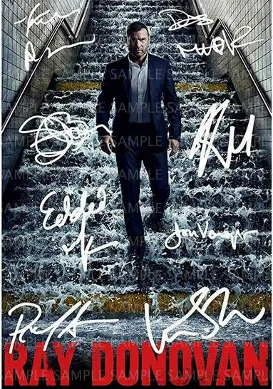 

RAY DONOVAN CAST SIGNED TV SHOW SEASON Art Film Print Silk Poster for Your Home Wall Decor