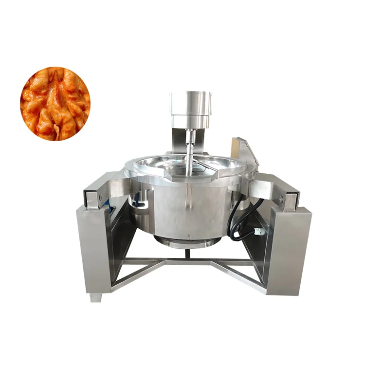 300 Liter Industrial New Tilting Commercial Vacuum Beer Pot Soup Cooking Induction Jacketed Kettle For Kitchen With Basket