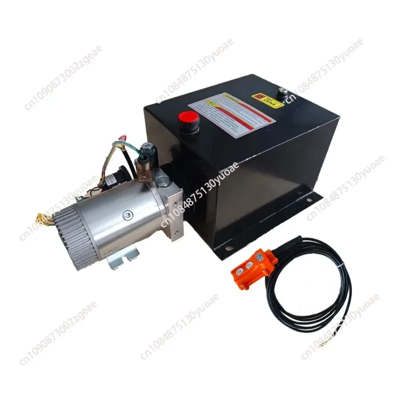 Remote Control Manual Hydraulic Lifting Power Unit Oil Pump, Single Role Dump Trailer Flat Truck DC Power Pump Station