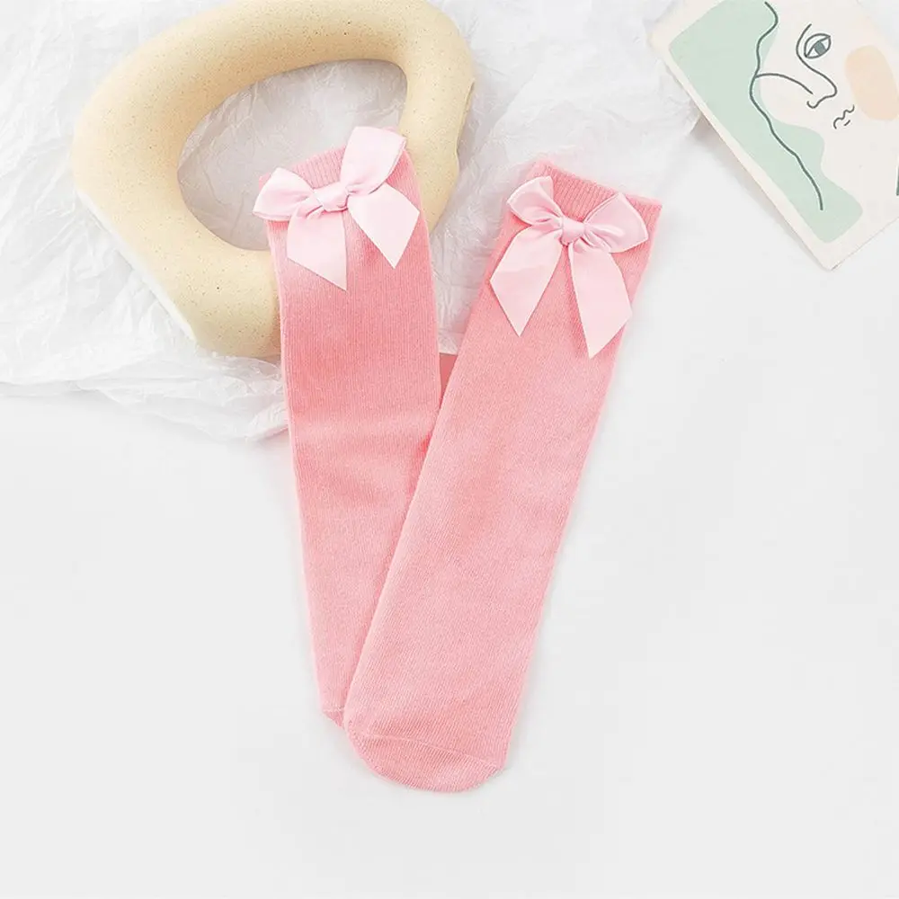 

Japanese Lolita Summer Toddler Socks Autumn Cute Knot Socks Cotton Long Tube Socks Children' Socks