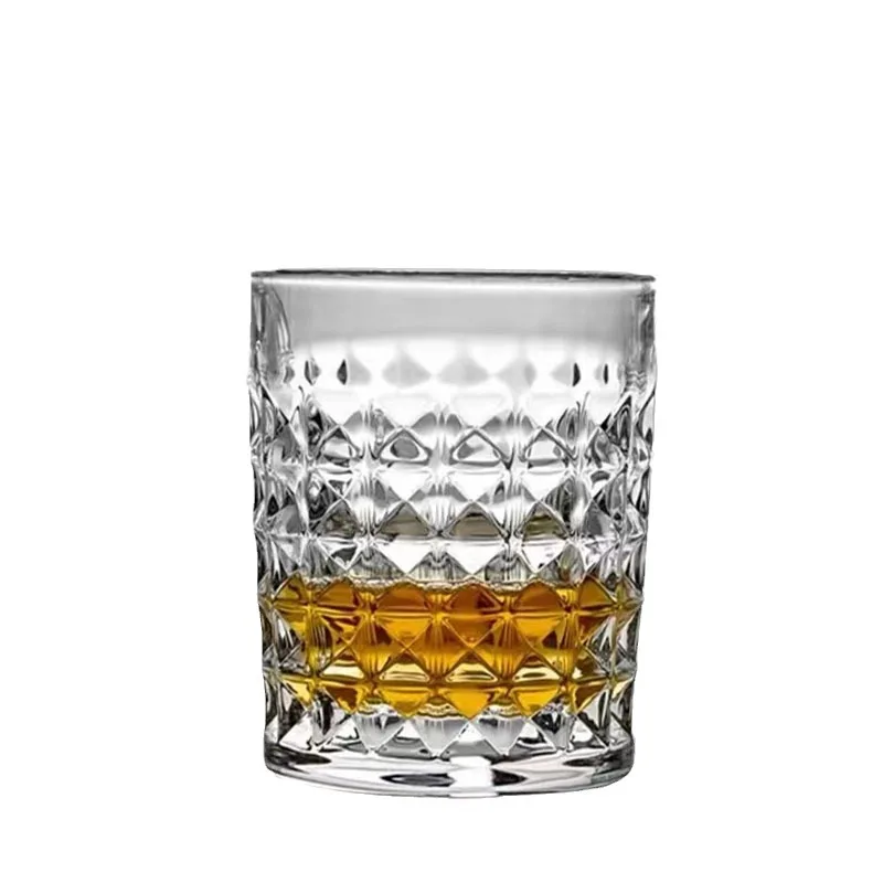 

Crystal glass whiskey water milk cup beer juice hot drink cup