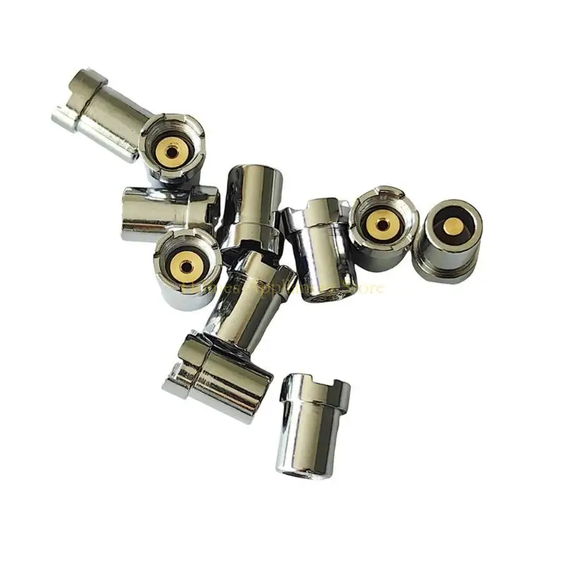 Adaptador magnético rosca d0ab, 5 peças, compatibilidade universal, fácil instalação, construção latão e ferro para