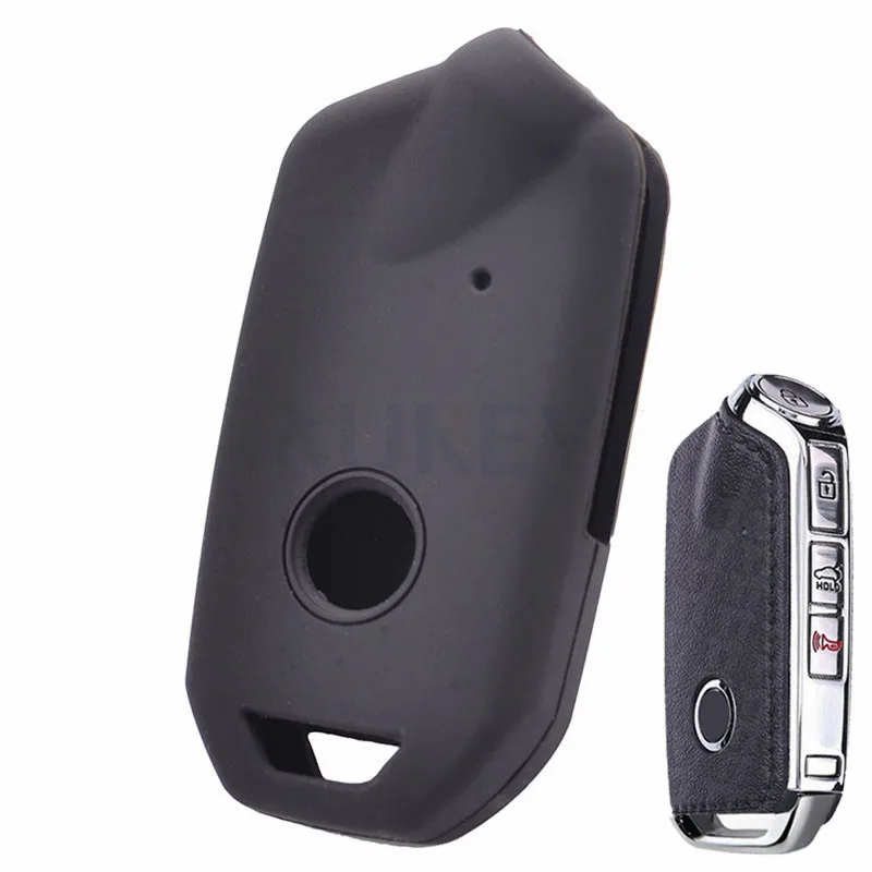 Silicone Car Key Case For Kia Sportage Ceed Sorento Cerato Forte Stinger K900 2017 2018 2019 2020 Cover Remote Shell Fob