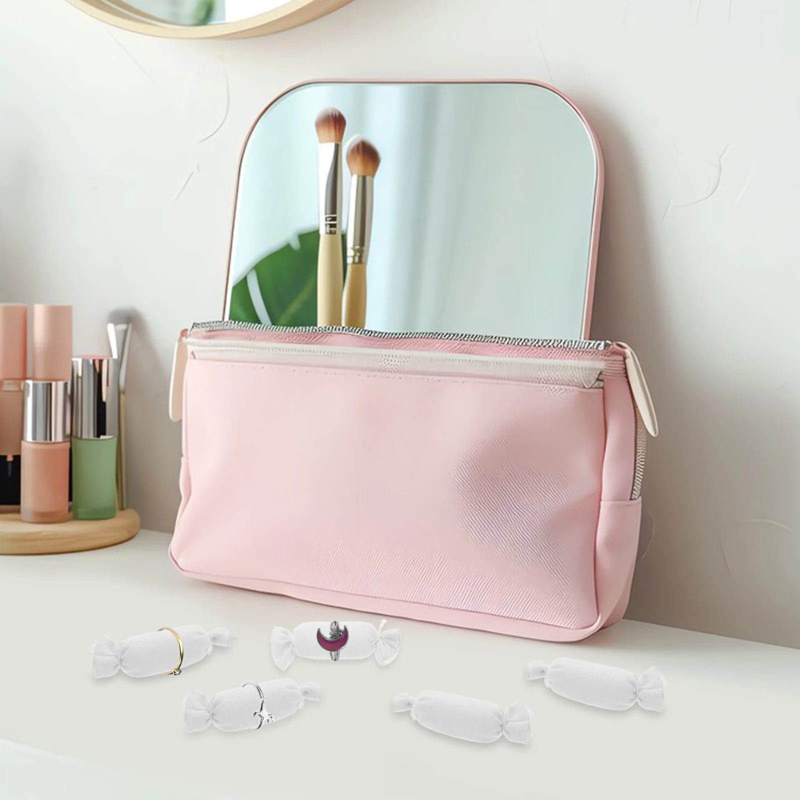 5Pcs Jewelry Organizer Holder Sponge Ring Display Insert Wedding Ring Holder Earring Display Rack for Home Jewelry Showcase