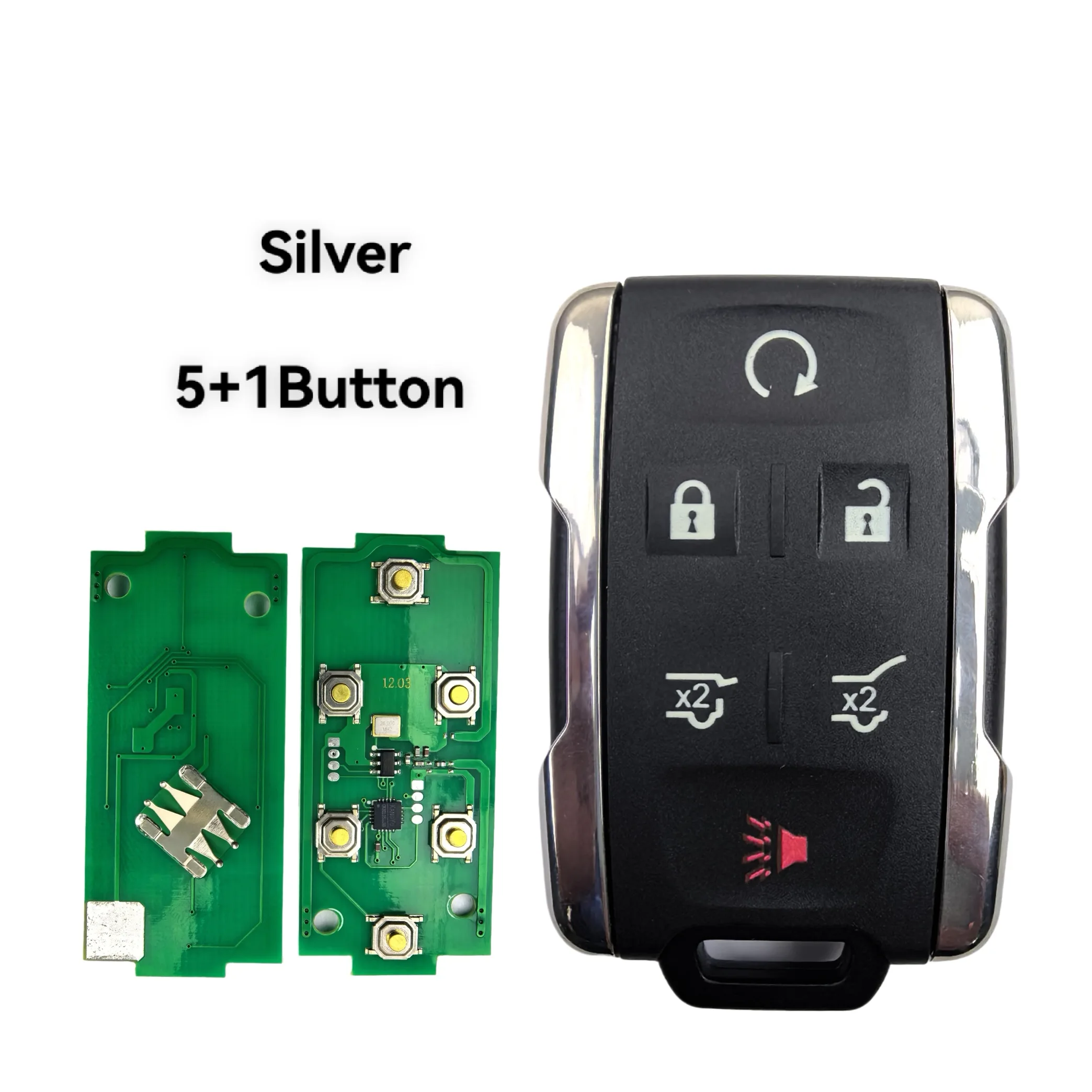 Fernbedienung Autoschlüssel FCC:M3N32337100/M3N32337200 315/433Mhz für Chevrolet Silverado 1500 2500 3500 2014-2018 für GMC 3/4/5/6-Tasten-Schlüssel – Detail 6