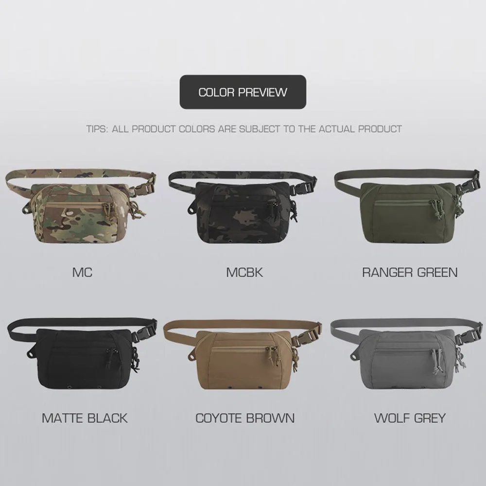 التكتيكية متعددة الأغراض الخصر حزمة مسدس حقيبة في الهواء الطلق EDC أداة كيس التخزين القتالية الرافعة حقيبة كتف الصيد الصدر تلاعب والعتاد