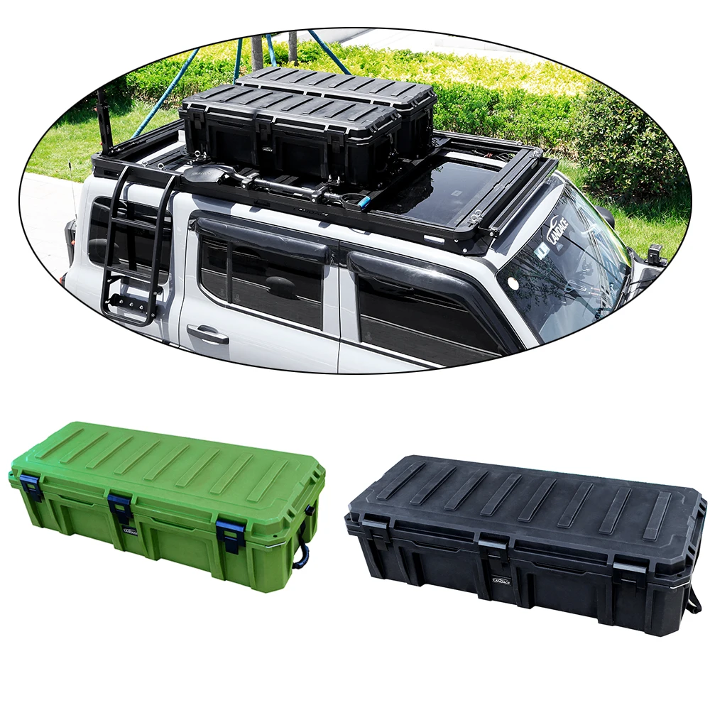 Off-roading experience Outdoor gear and equipment Storage Overland Cargo hard car roof Box