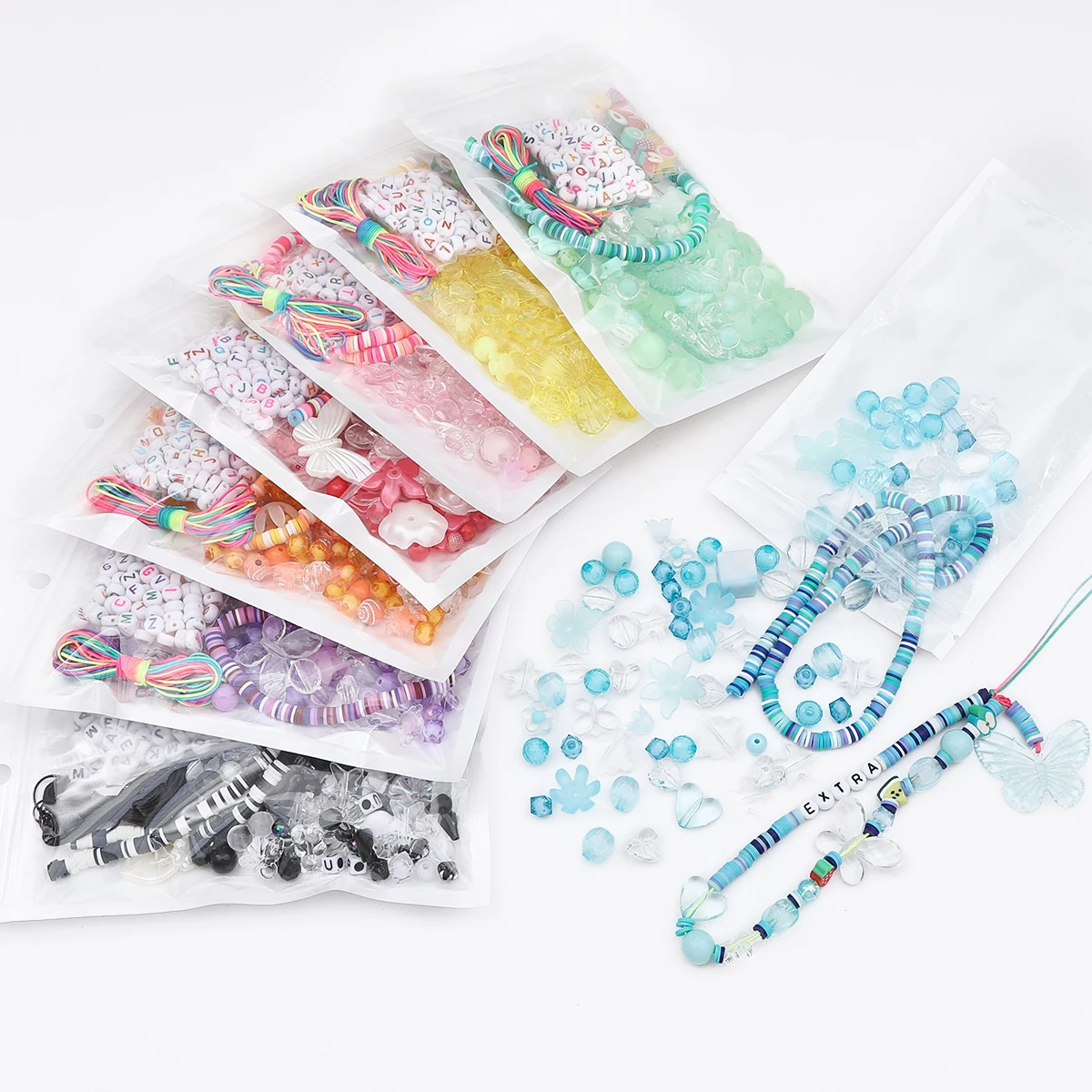 

Mixing Beads Set Vintage Baroque Acrylic Loose Beads For DIY Handmade Bracelet Phone Chain Jewelry Making Accessories