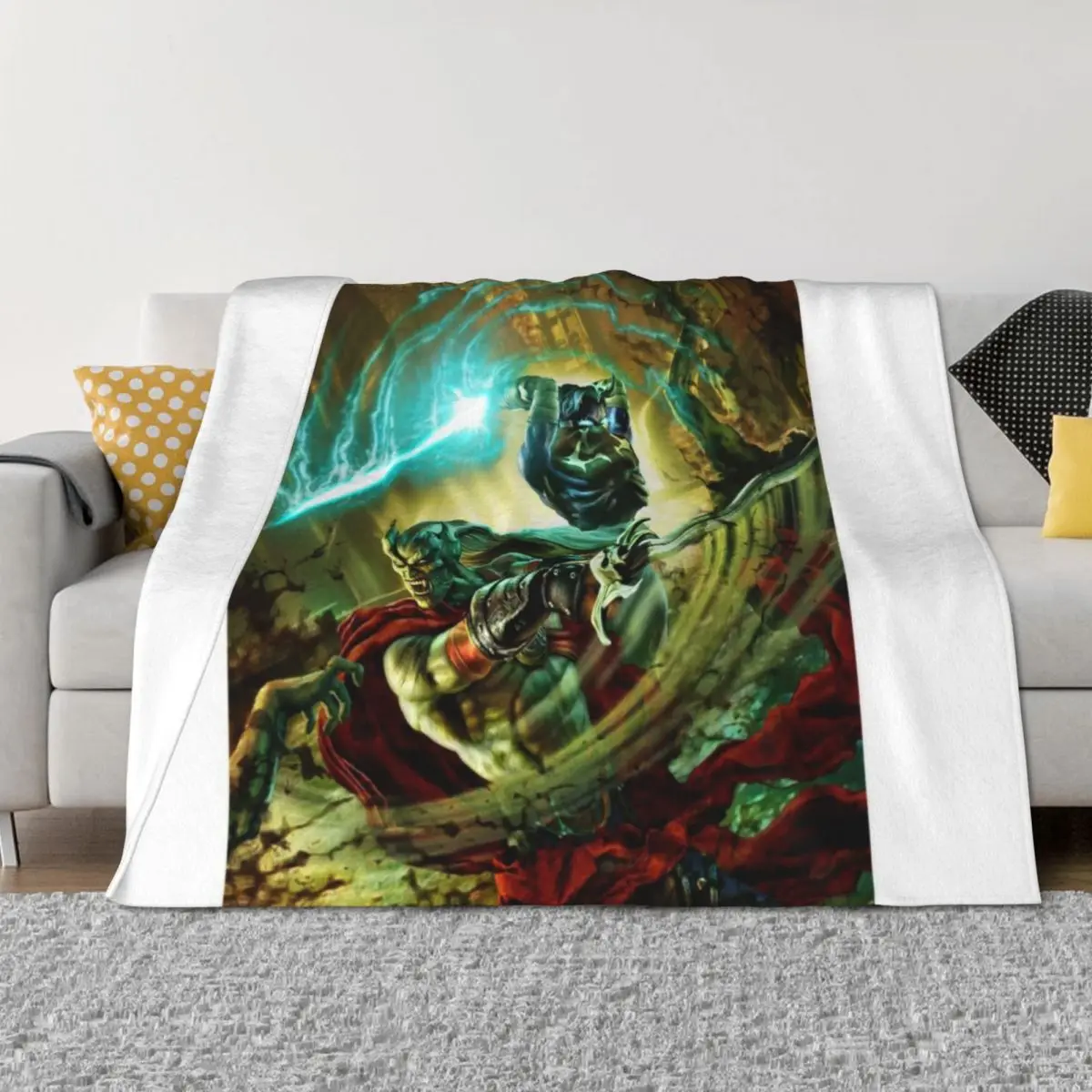 

Legacy of Kain Throw Blanket Moving Cute Plaid Single Sofa Blankets