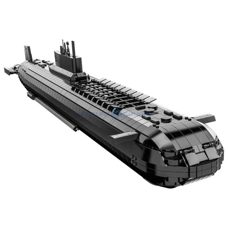 Klemmbausteine Militärisches 941 Atom-U-Boot Baustein-Set Technisches Marine-Schlachtschiff Kriegsschiff PANLOS Baustein-Modellbausatz für Erwachsene DIY Geschenk 4474 Teile