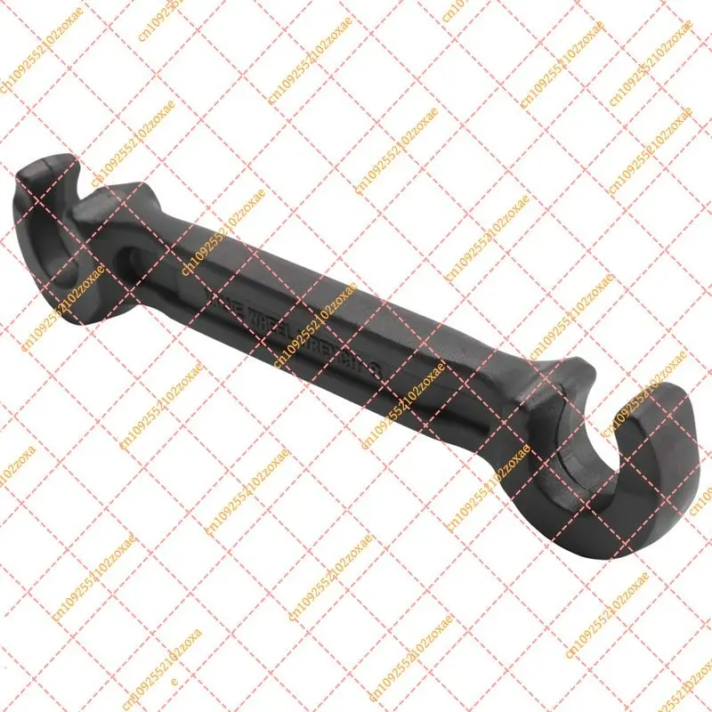 AEE6 Double Ended Valve Wheel Wrench Cast Steel Handwheel Tool 8 Inch Opening Closing Key 1/2 & 21/32 Inch Fit