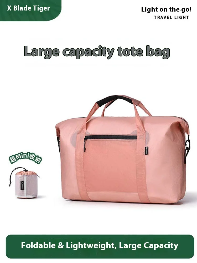 Tas perjalanan, koper perjalanan jarak pendek, tas penyimpanan dan pengatur pakaian, tas lipat portabel tahan air berkapasitas besar
