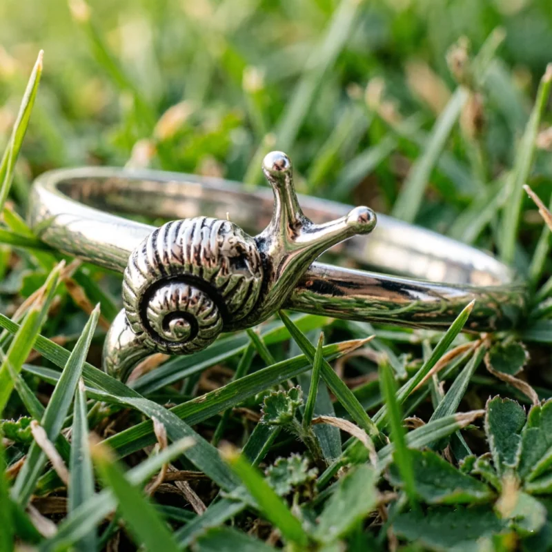 Women's Fashion Personality Snail Handmade Unique Silvery Ring Delicate Vintage Design Banquet Festival Jewelry Accessories Gift